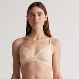 Second Skin Crossover Bralette (2-pack) - Sand